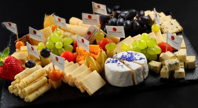 Die Käseauswahl der Landkäserei Reißler