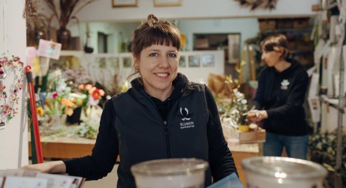 In der Blumenmanufaktur werden Blumen natürlich und kunstvoll gestaltet.