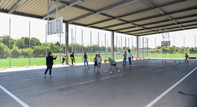 Sporttreff Oberhausen am Maierweg. Foto: Ruth Plössel, Stadt Augsburg.