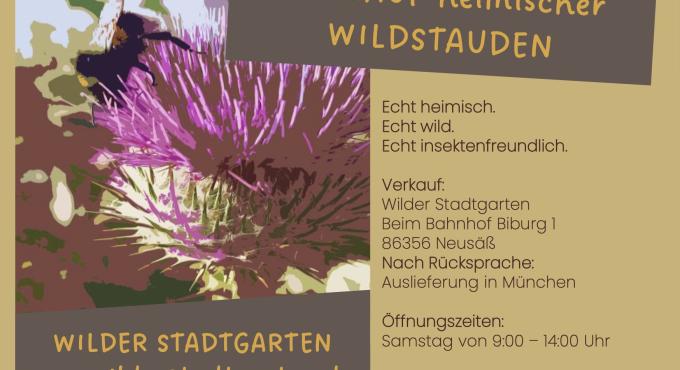 Flyer Wilder Stadtgarten, Karin Haslbeck