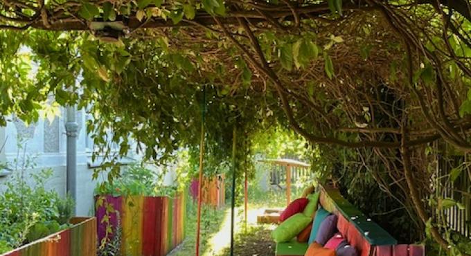 Im Garten des Rübenrot, Augsburg