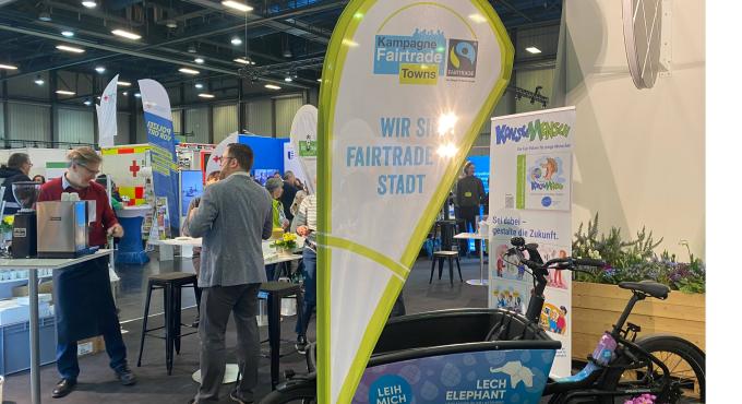 Messestand der Lokalen Agenda auf der A\FAIR 2026.