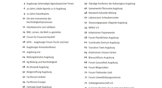 Inhaltsverzeichnis Stadt mit A 63