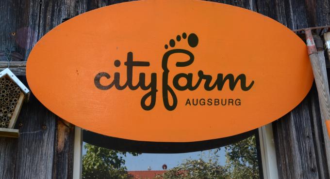 Cityfarm-Schild. Foto Cynthia Matuszewski