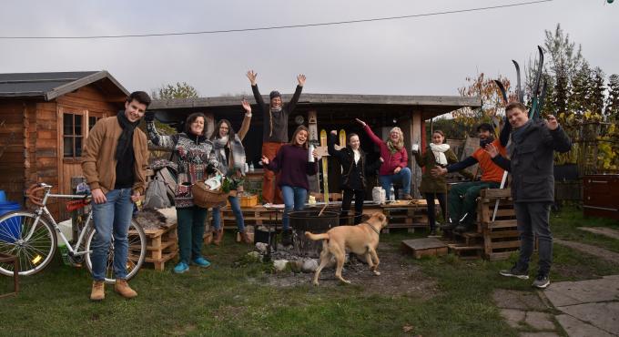 Dreharbeiten, CityFarm Augsburg, Augsburg, nachhaltiger Warenkorb. RENN süd, Foto: Cynthia Matuszewski