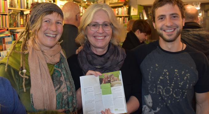 Lifeguide Augsburg,Augsburg, Lifeguide,  Release-Party, nachhaltiger Reiseführer, postcode Lotterie, Ildiko Remeny, Benjamin Vogt,CityFarm Augsburg,  Foto: Cynthia Matuszewski.