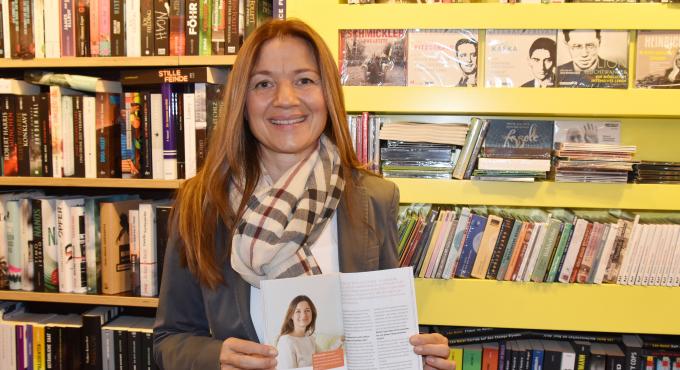 Lifeguide Augsburg,Augsburg, Lifeguide,  Release-Party, nachhaltiger Reiseführer, postcode Lotterie, Chrisitine Pehl, Foto: Cynthia Matuszewski.