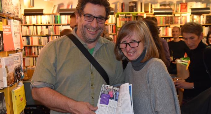 Lifeguide Augsburg,Augsburg, Lifeguide,  Release-Party, nachhaltiger Reiseführer, postcode Lotterie, Tom Hecht, Maria Brandenstein, Foto: Cynthia Matuszewski.