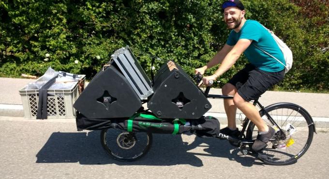 Sven Külpmann aus Augsburg lebt seit 2003 autofrei. Foto: Sven Külpmann