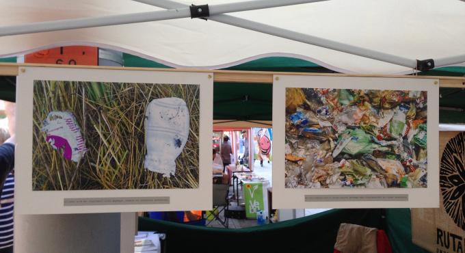 Forum Plastikfreies Augsburg Stand beim Earth Peace Day