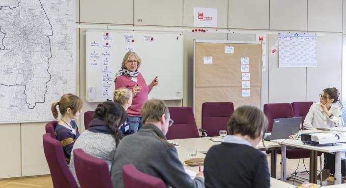 Cynthia Matuszewski, Lifeguide Augsburg, Augsburg, Umweltstation Augsburg, Umweltbildung, Naturschutz, Zukunftstagung, Foto: Norbert Liesz