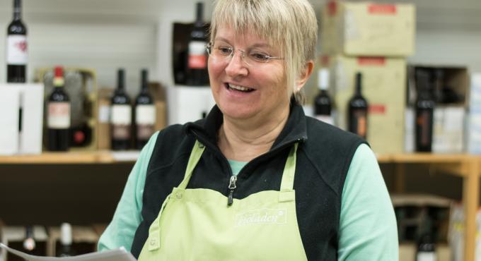 Brigitte Schiller aus dem Trockenlager (Bild: Regine Laas)
