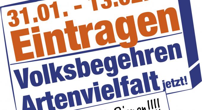 Volksbegehren Artenvielfalt 2019, Rettet die Bienen, Logo