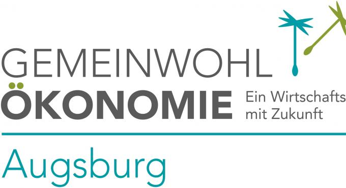 Logo der Gemeinwohlökonomie Augsburg - ein Wirtschaftsmodell der Zukunft.