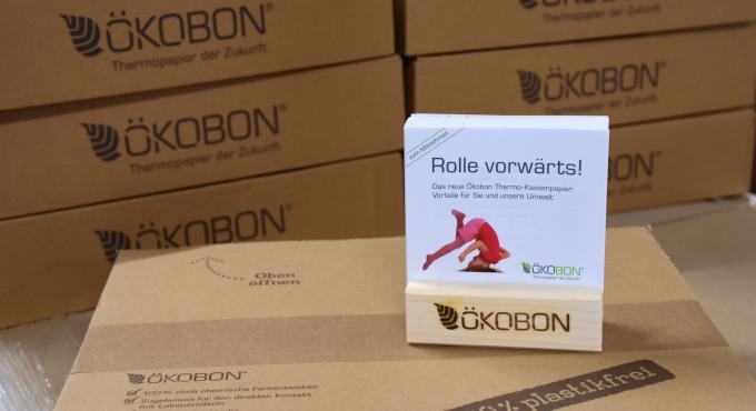 Ökobon, Aindling, Augsburg,  ökologischer Kassenbon, Foto Cynthia Matuszewski