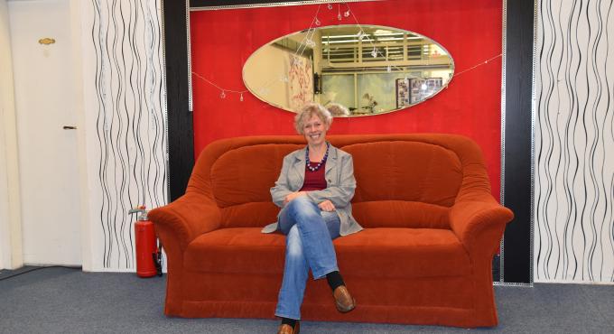 Sabine Pfister, Wohnzimmer im Schwabencenter, Augsburg,Foto Cynthia Matuszewski