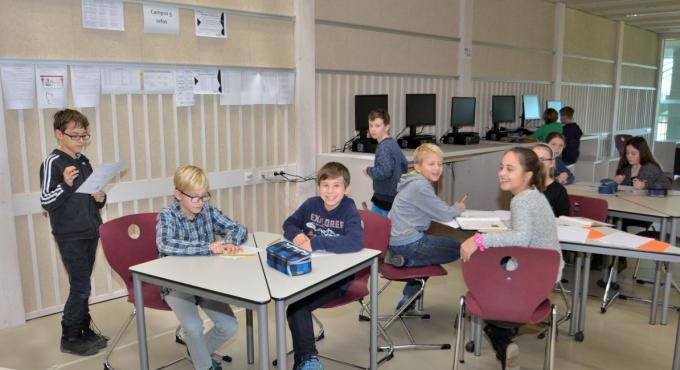 Schmuttertal Gymnasium: Lernen in offenen Lernlandschaften. Foto: Schmuttertal Gymnasium, Thomas Hafner