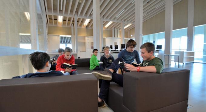 Schmuttertal Gymnasium: Lernen in offenen Lernlandschaften. Foto: Schmuttertal Gymnasium, Thomas Hafner