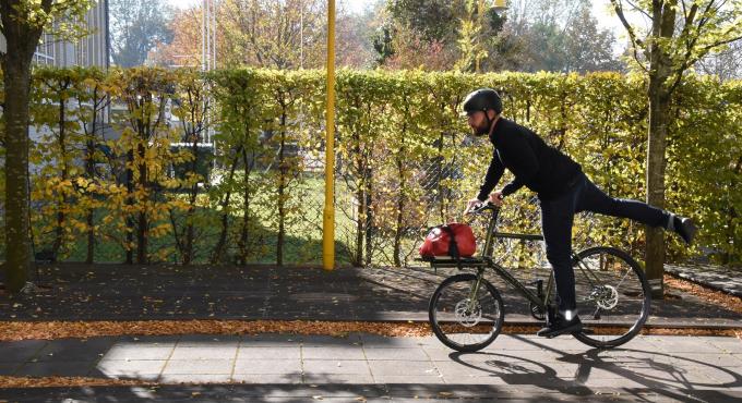 Sven Külpmann aus Augsburg lebt seit 2003 autofrei. Foto: Cynthia Matuszewski