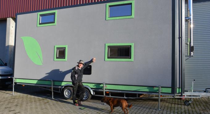 Johann Steinhart, ökologisch Bauen, Augsburg, Tiny House, Foto Annika Müller