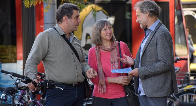 Thomas Hecht, Maria Brandenstein, Dr. Norbert Stamm, Foto Cynthia Matuszewski