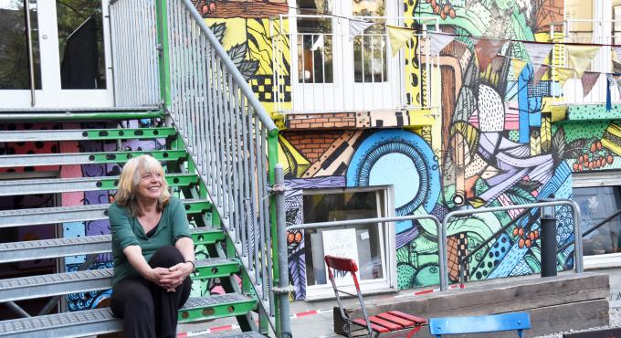 Ute Scheub, taz-Gründerin, Grandhotel Cosmopolis, lifeguide Augsburg, Augsburg,  Foto: Cynthia Matuszewski