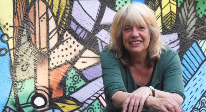 Ute Scheub, taz-Gründerin, Grandhotel Cosmopolis, lifeguide Augsburg, Augsburg,  Foto: Cynthia Matuszewski