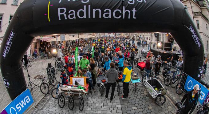 Lange Radlnacht, Augsburg,  Foto: Lars Pamler/Stadt Augsburg