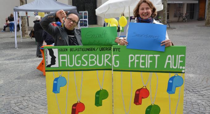Gewalt gegen Frauen, Terre des Femmes, Augsburg, Frauenrechte, Foto: Cynthia Matuszewski
