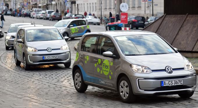 swa, Carsharing, Augsburg, E-Auto, Elektromobilität, Stadtwerke Augsburg,  Foto: swa Augsburg