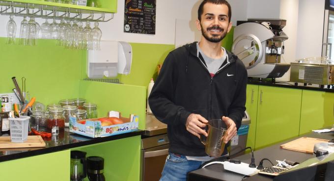 Sinan Yeter, Juice 'n Cream, Augsburg, veganes Eis, Foto: Cynthia Matuszewski