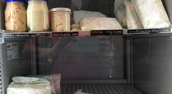 Unser Kleiner Laden, Straßberg, unverpackt, plastikfrei, Bobingen, co Sylvia SchaabKühlschrank