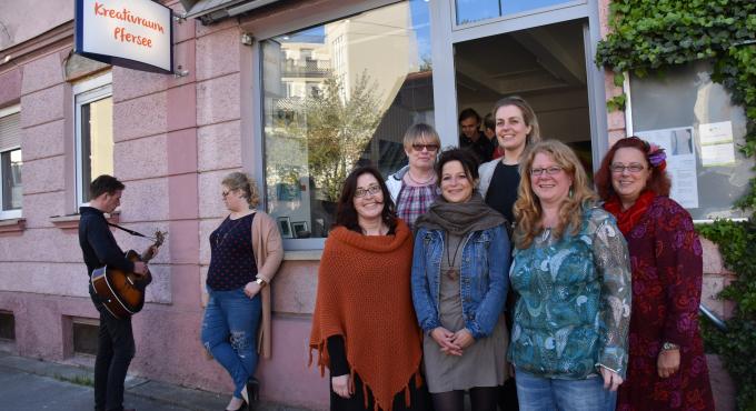 Kreativraum Pfersee, ein Ort für Kunst, Kreativität und Experimente. Foto Cynthia Matuszewski