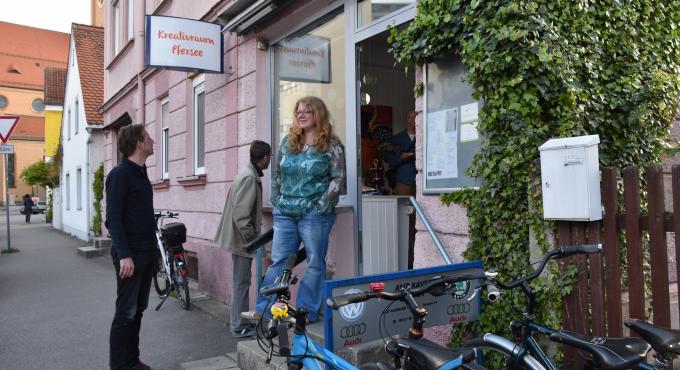 Kreativraum Pfersee, ein Ort für Kunst, Kreativität und Experimente. Foto Cynthia Matuszewski