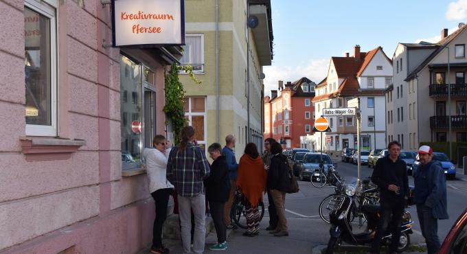 Kreativraum Pfersee, ein Ort für Kunst, Kreativität und Experimente. Foto Cynthia Matuszewski