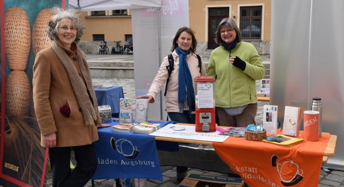 Werkstatt solidarische Welt, Augsburg, Sylvia Hank, Foto: Cynthia Matuszewski