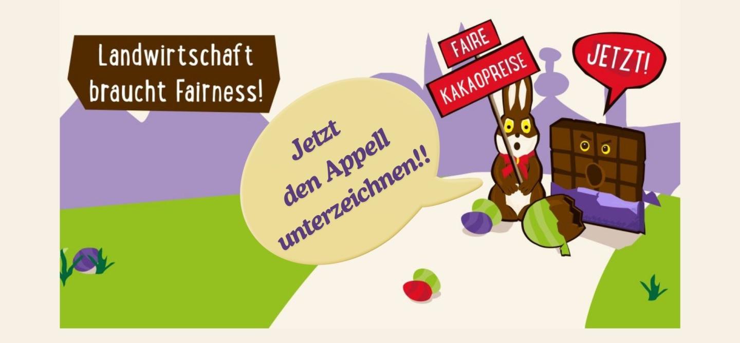Titelbild INKOTA Appell "Landwirtschaft braucht Fairness"